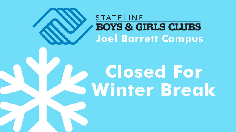 Closed For Winter Break - Joel Barrett Campus